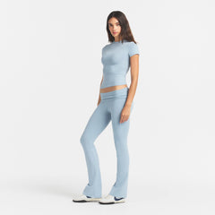 COTTON JERSEY FOLDOVER PANT | FOG