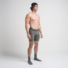 SPORT 7 INCH BOXER BRIEF | GUNMETAL
