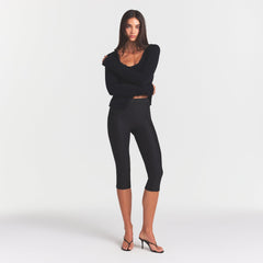SKIMS BODY HIGH-WAISTED CAPRI | ONYX