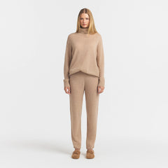 AIRY CASHMERE JOGGER | TOFFEE