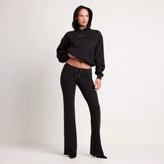 LUDOVIC DE SAINT SERNIN X SKIMS COTTON FLEECE SLIM PANT | ONYX