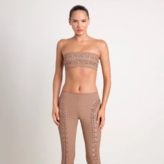 LUDOVIC DE SAINT SERNIN X SKIMS WAXED COTTON BANDEAU | SIENNA