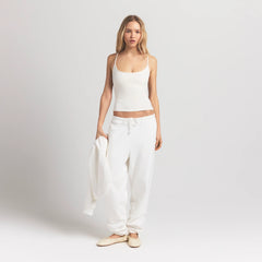 COTTON FLEECE JOGGER | MARBLE