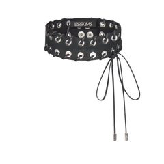 LUDOVIC DE SAINT SERNIN X SKIMS WAXED COTTON CHOKER | ONYX
