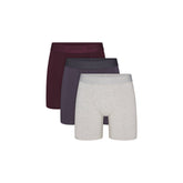 SKIMS STRETCH MENS 5 INCH BOXER BRIEF 3-PACK | RAVEN MULTI