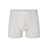 SKIMS COTTON MENS 3" BOXER BRIEF | LIGHT HEATHER GREY