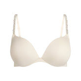 SKIMS ULTIMATE NIPPLE WIRELESS PUSH-UP BRA | ECRU