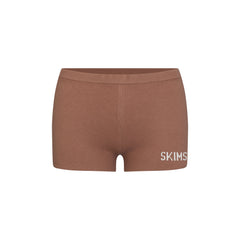 SWEATER KNIT LOGO SHORT | SIENNA EGRET