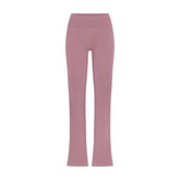 COTTON JERSEY FOLDOVER PANT | MUTED MAUVE