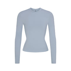 COTTON JERSEY LONG SLEEVE T-SHIRT | FOG