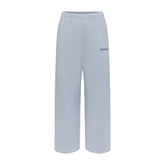 COTTON FLEECE STRAIGHT LEG PANT WITH EMBOSSED LOGO | FOG