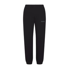 COTTON FLEECE JOGGER WITH EMBOSSED LOGO | ONYX