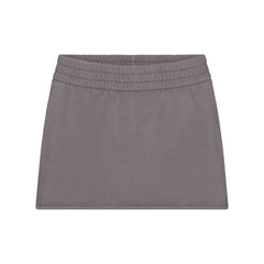 BOYFRIEND FLEECE MINI SKIRT | SHADOW