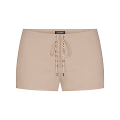 LUDOVIC DE SAINT SERNIN X SKIMS WAXED COTTON MICRO SHORT | CLAY