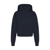 COTTON FLEECE HOODIE | NAVY