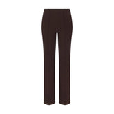 THE ESSENTIAL PANTS HIGH-WAISTED PINTUCK STRAIGHT PANT | ESPRESSO