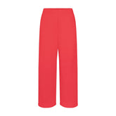 COTTON FLEECE STRAIGHT LEG PANT | WASHED RED