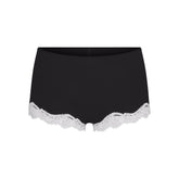 FITS EVERYBODY LACE BOY SHORT | OBSIDIAN CONTRAST