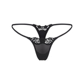 FITS EVERYBODY LACE STRING THONG | ONYX