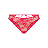ULTRA FINE LACE PEEK-A-BOO BIKINI | RUBY