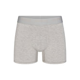 SKIMS STRETCH MENS 3 INCH BOXER BRIEF | LIGHT HEATHER GREY