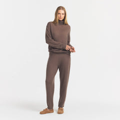 AIRY CASHMERE TURTLENECK | AMETHYST