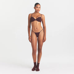EVERYDAY COTTON STRING THONG | CURRANT