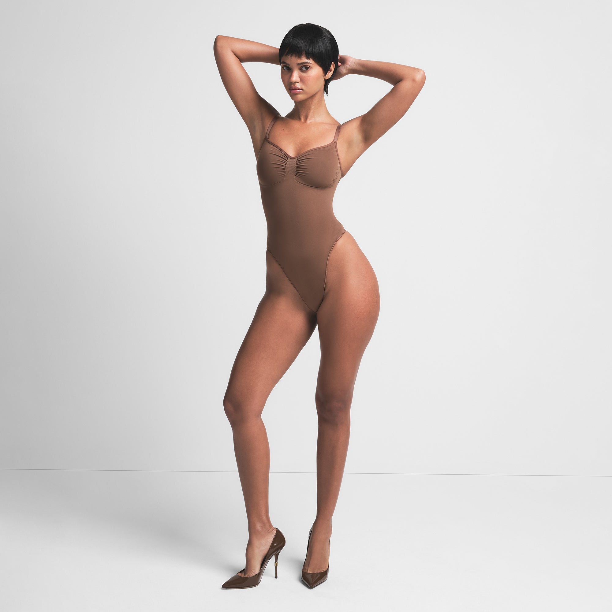 SEAMLESS SCULPT THONG BODYSUIT | JASPER