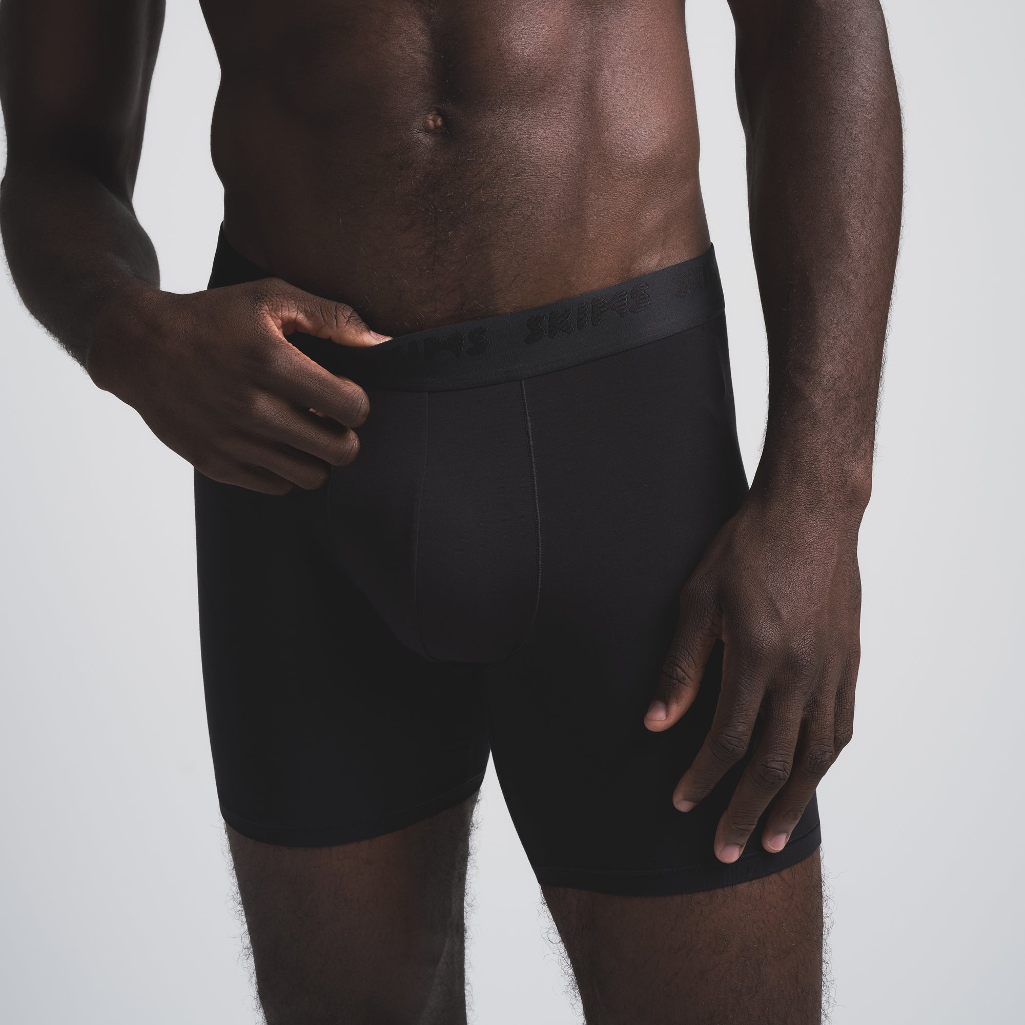 SKIMS STRETCH MENS 5" BOXER BRIEF 5-PACK | OBSIDIAN