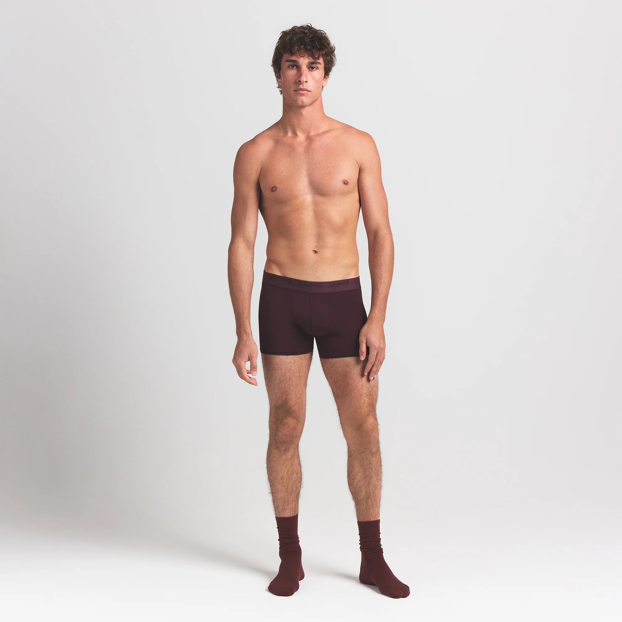 SKIMS STRETCH MENS 3" BOXER BRIEF 5-PACK | RAVEN CURRANT MULTI