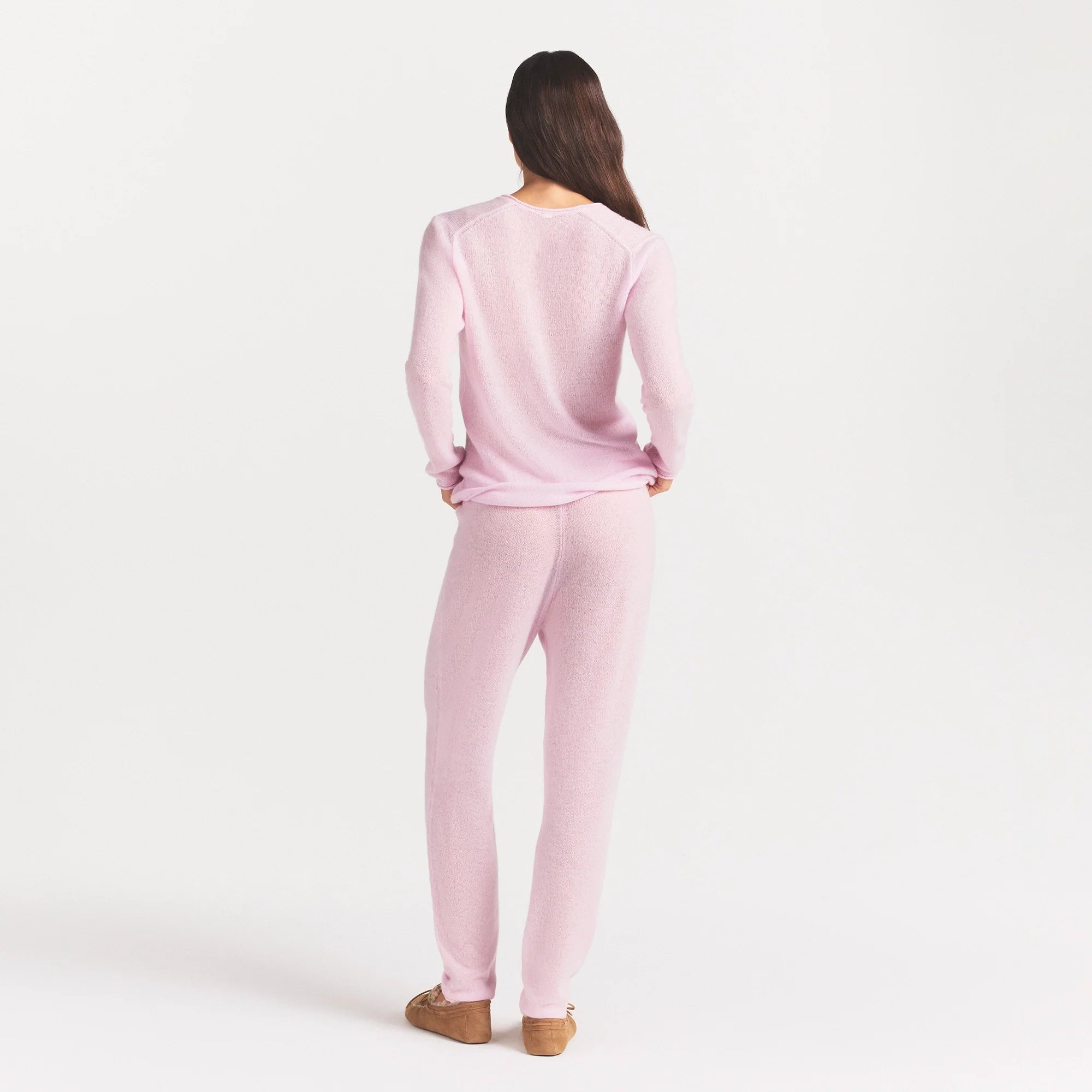 AIRY CASHMERE JOGGER | CHERRY BLOSSOM