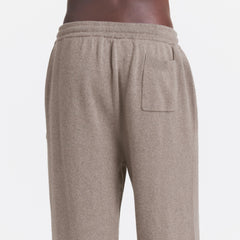 COTTON KNIT MENS STRAIGHT LEG JOGGER | DESERT HEATHER GREY