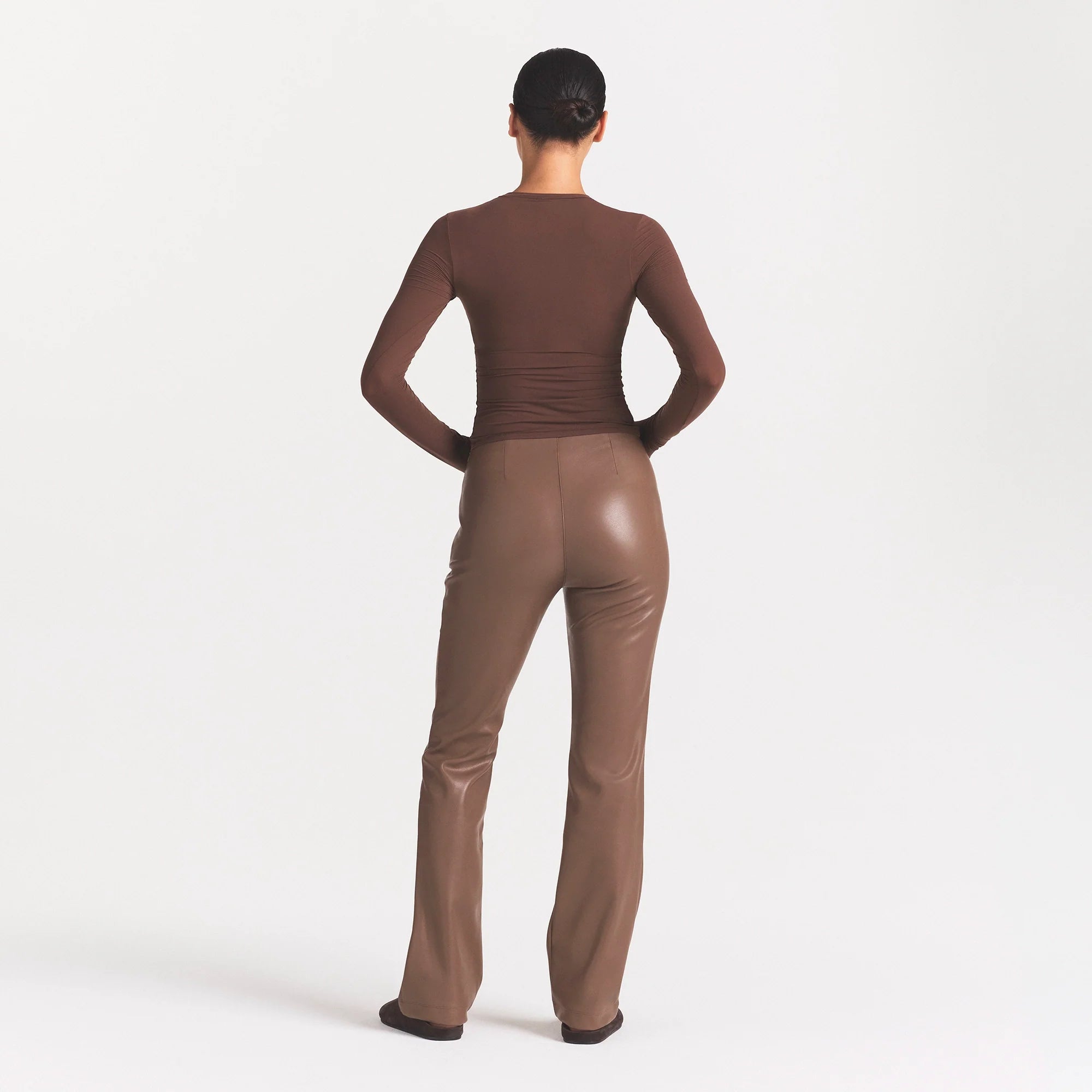FAUX LEATHER PANT | JASPER