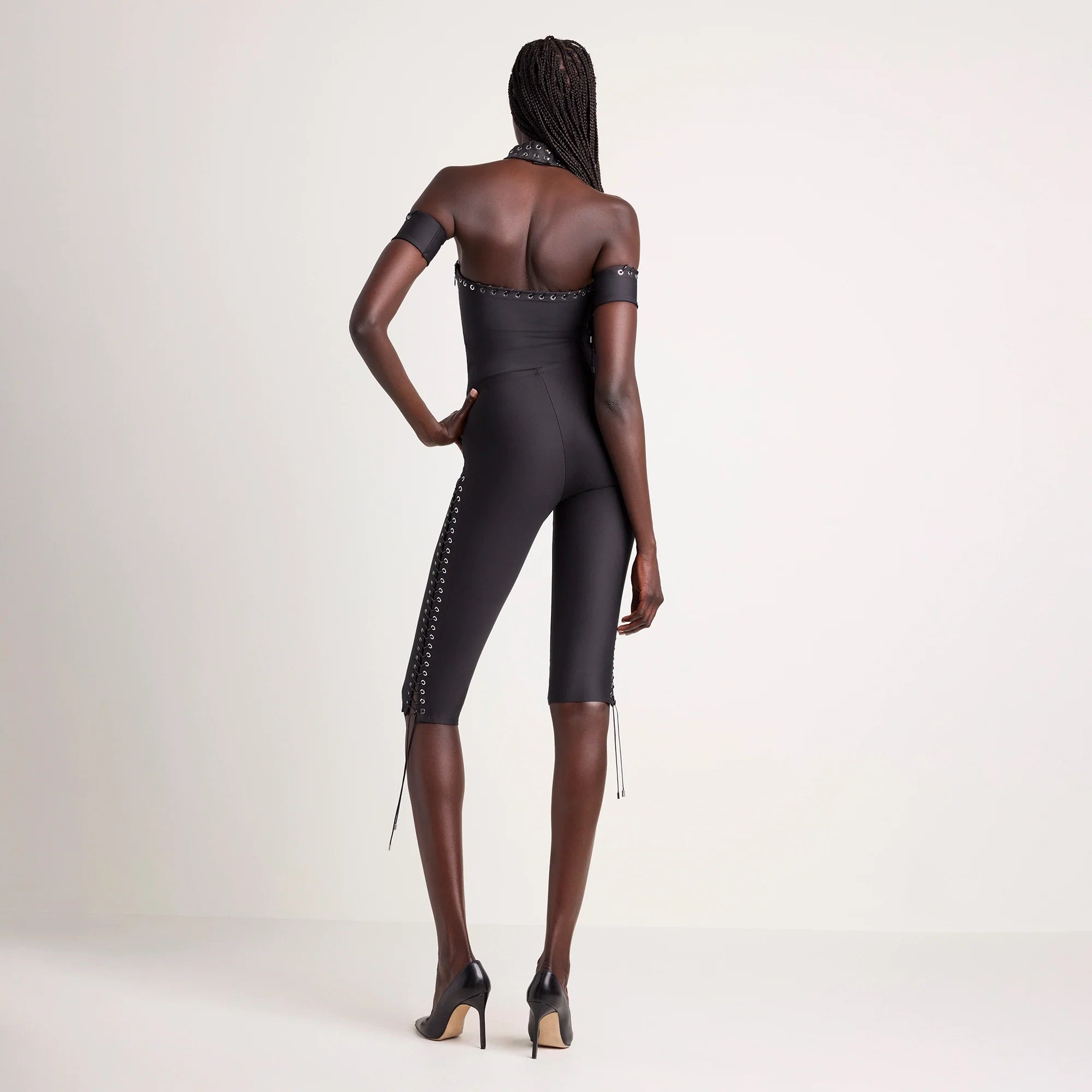 LUDOVIC DE SAINT SERNIN X SKIMS SKIMS BODY STRAPLESS BODYSUIT | ONYX