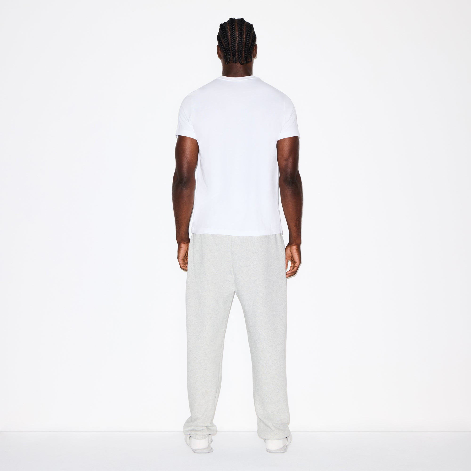 FLEECE LOUNGE MENS RELAXED JOGGER | LIGHT HEATHER GREY