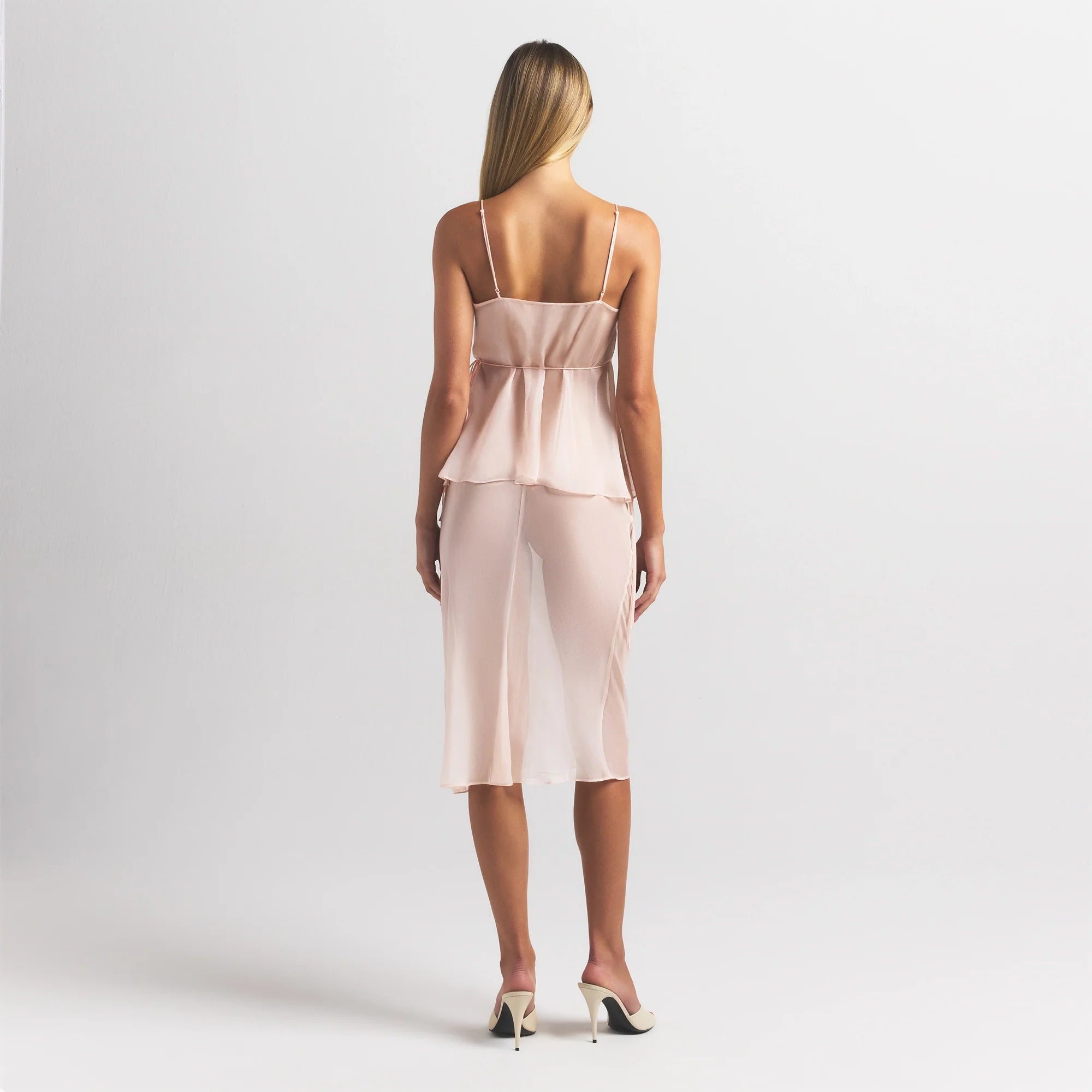 SKIMS ROMANCE MIDI SKIRT | PRIMROSE
