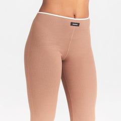 COTTON RIB LEGGING | SIENNA CONTRAST