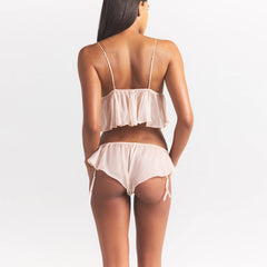 SKIMS ROMANCE BABYDOLL AND GARTER HIPSTER SET | PRIMROSE