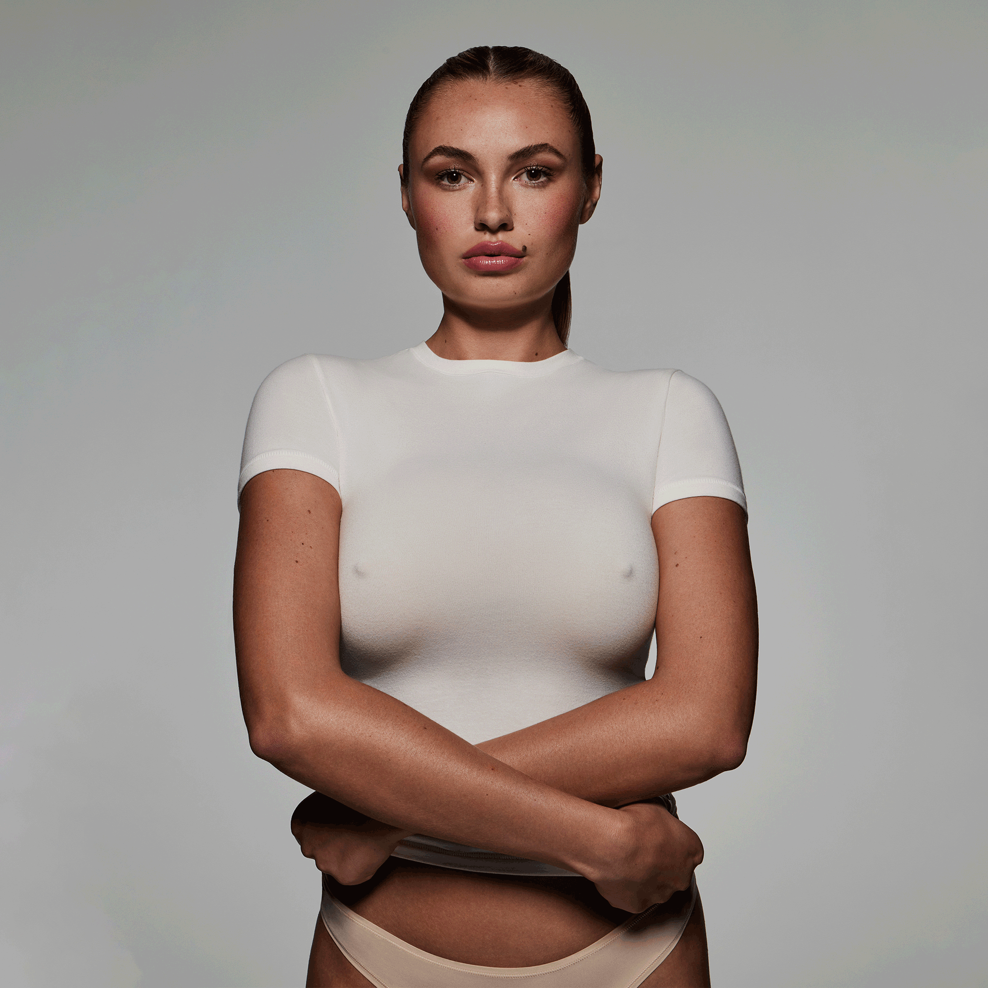 SKIMS ULTIMATE NIPPLE PUSH-UP BRA | CLAY