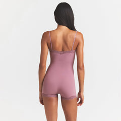 FITS EVERYBODY LACE ONESIE | MUTED MAUVE