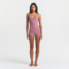 FITS EVERYBODY LACE ONESIE | MUTED MAUVE