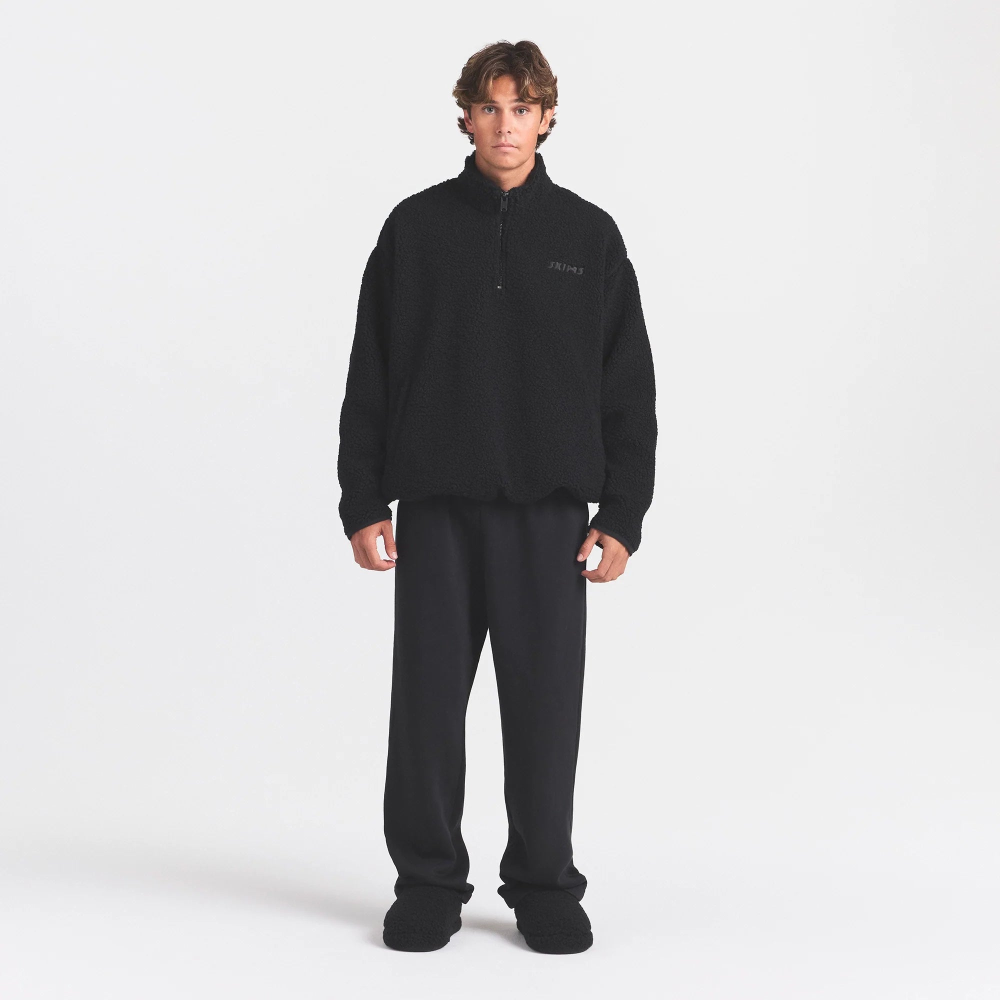 SHERPA MENS QUARTER ZIP | ONYX