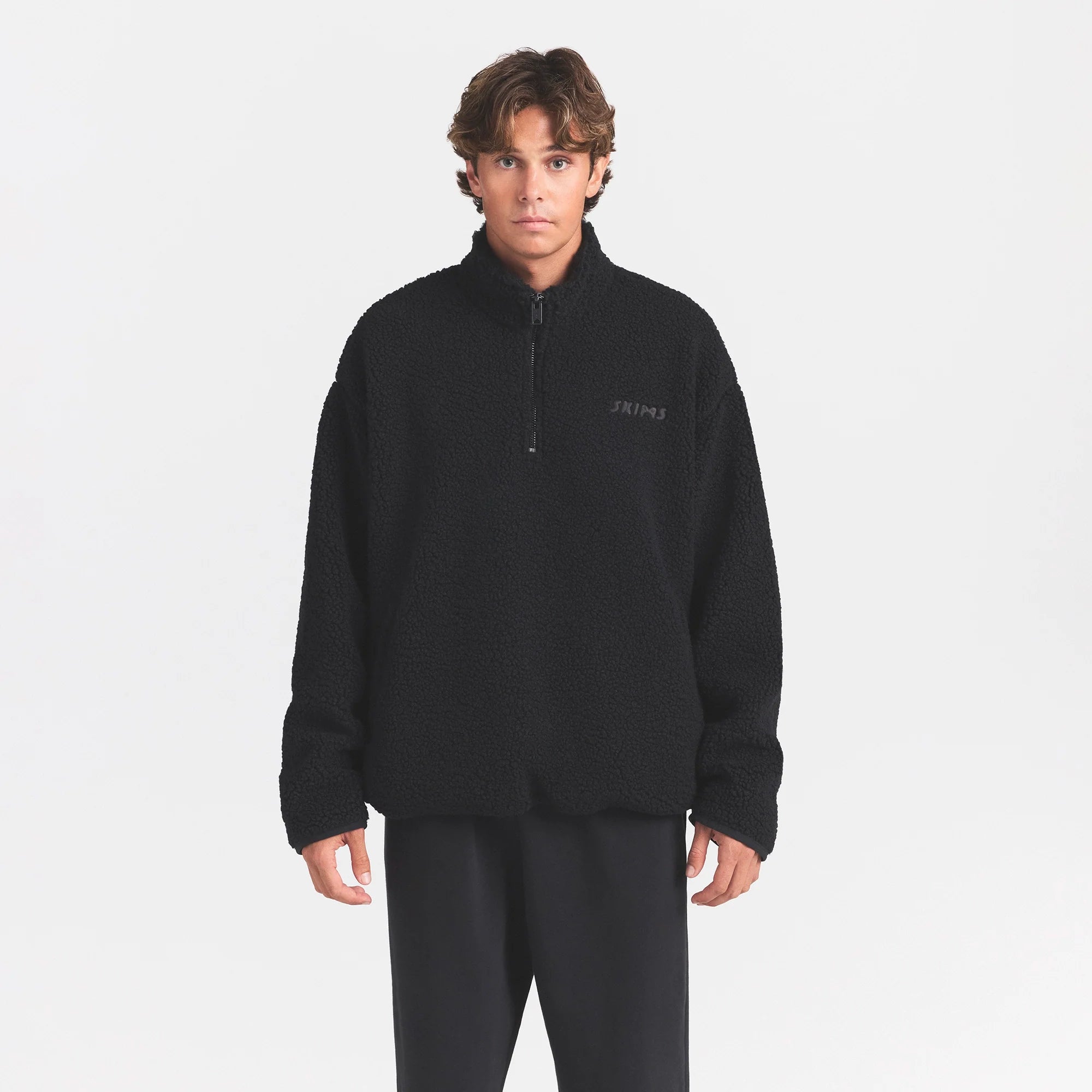 SHERPA MENS QUARTER ZIP | ONYX
