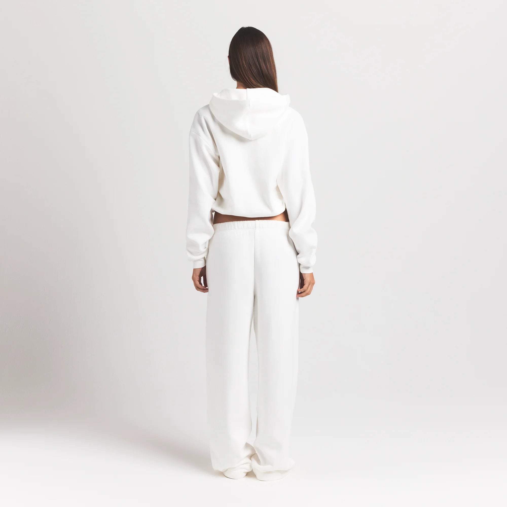 COTTON FLEECE HOODIE | MARBLE