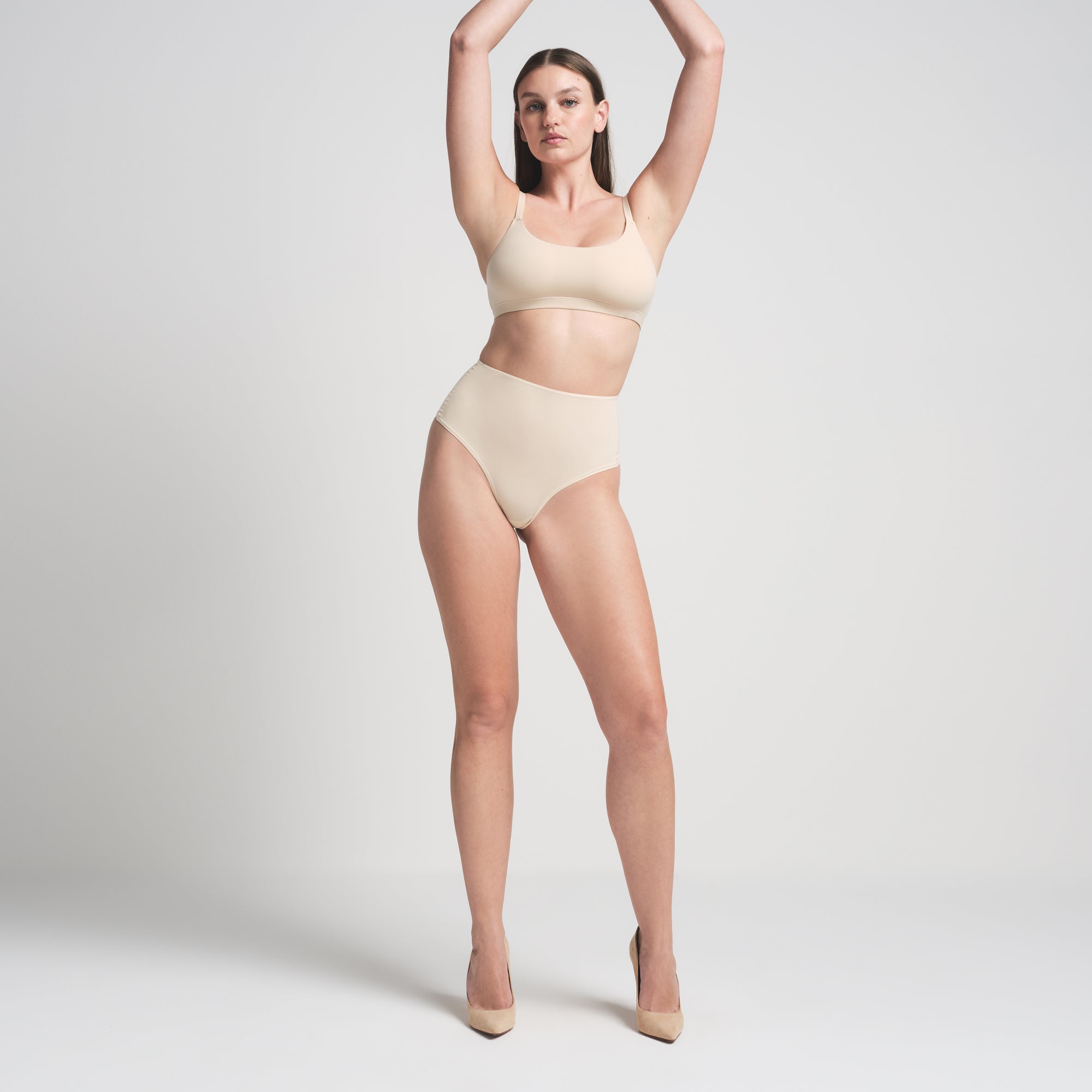 FITS EVERYBODY HIGH-WAISTED THONG | SAND