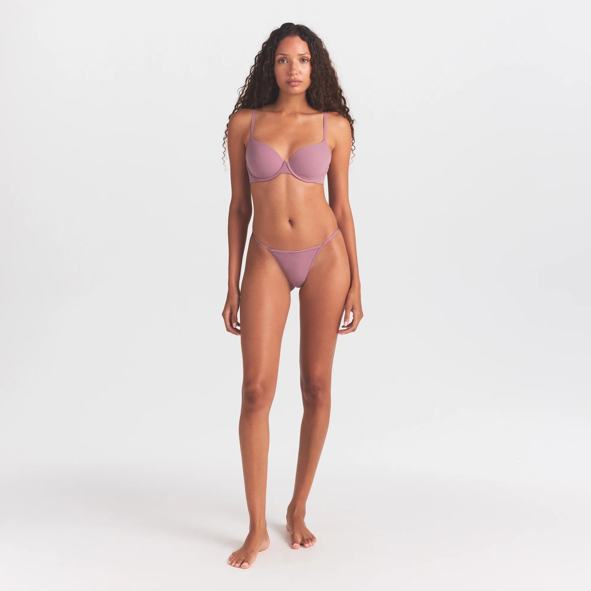 FITS EVERYBODY T-STRING THONG | MUTED MAUVE