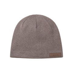 COTTON KNIT MENS BEANIE | DESERT HEATHER GREY