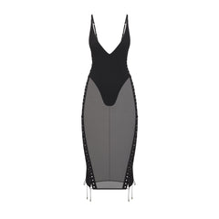 LUDOVIC DE SAINT SERNIN X SKIMS SKIMS BODY DRESS | ONYX
