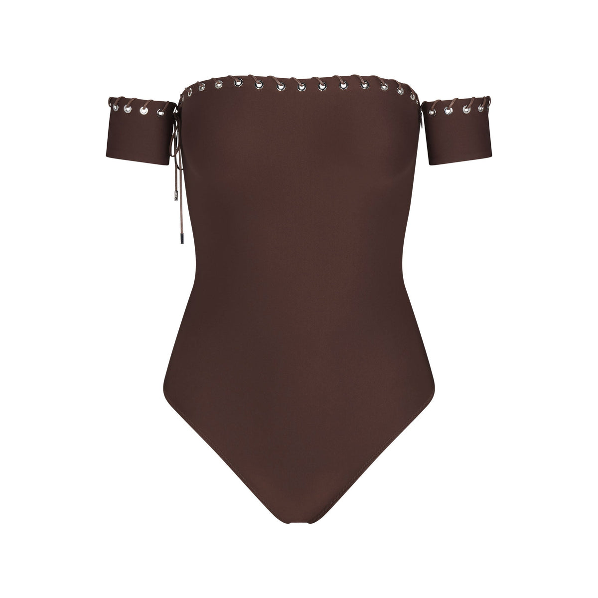 LUDOVIC DE SAINT SERNIN X SKIMS SKIMS BODY STRAPLESS BODYSUIT | COCOA