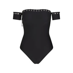 LUDOVIC DE SAINT SERNIN X SKIMS SKIMS BODY STRAPLESS BODYSUIT | ONYX